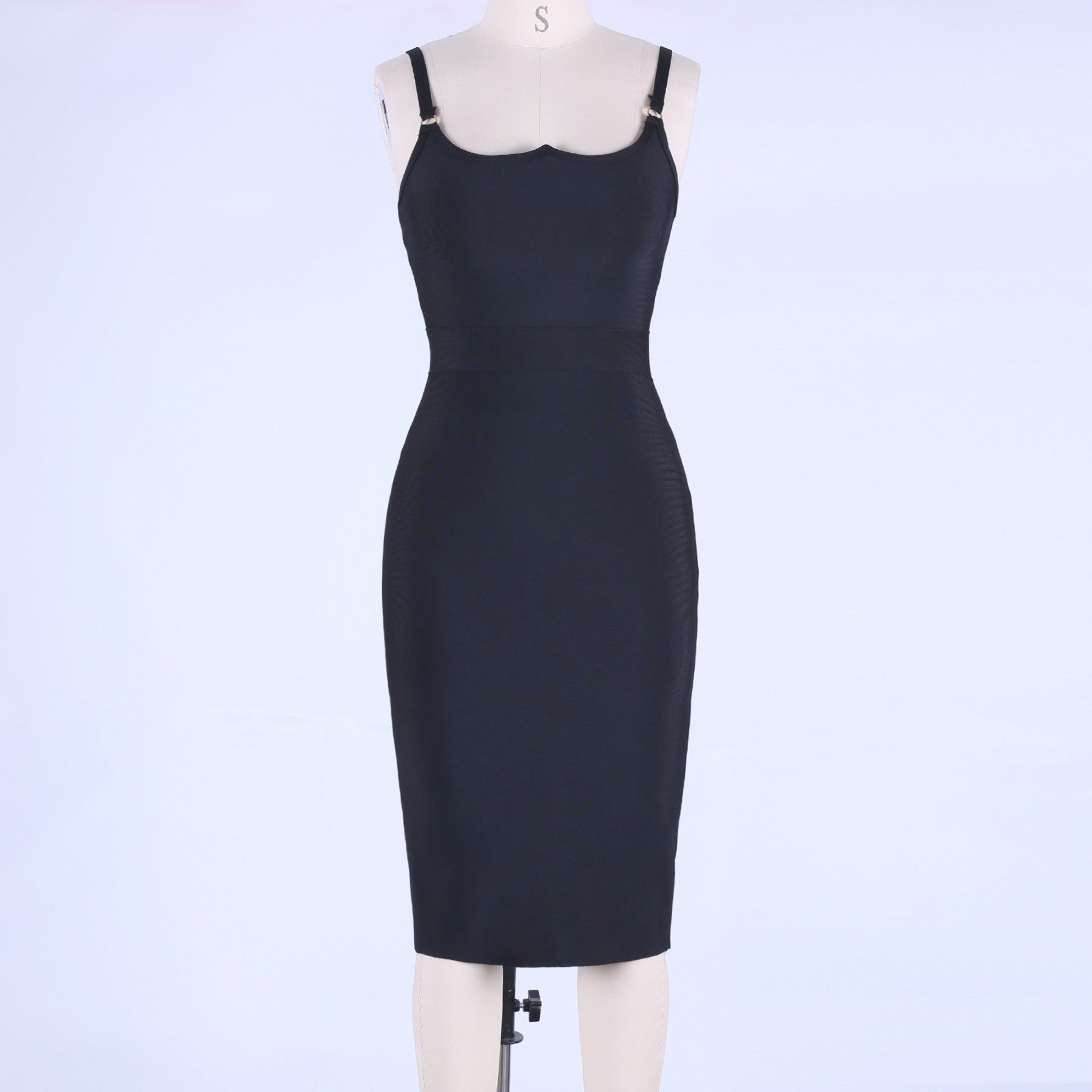 Strappy Sleeveless Midi Bandage Dress