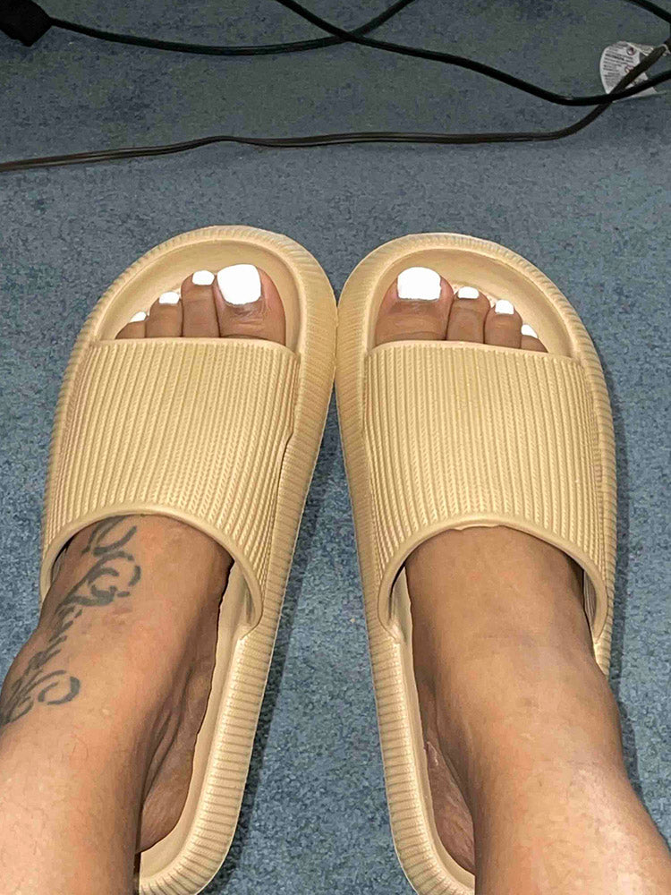 Casual Round Toe Slides