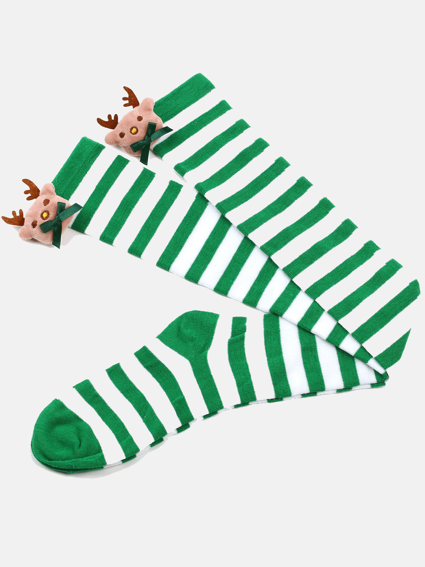 Christmas Elk Deco Socks