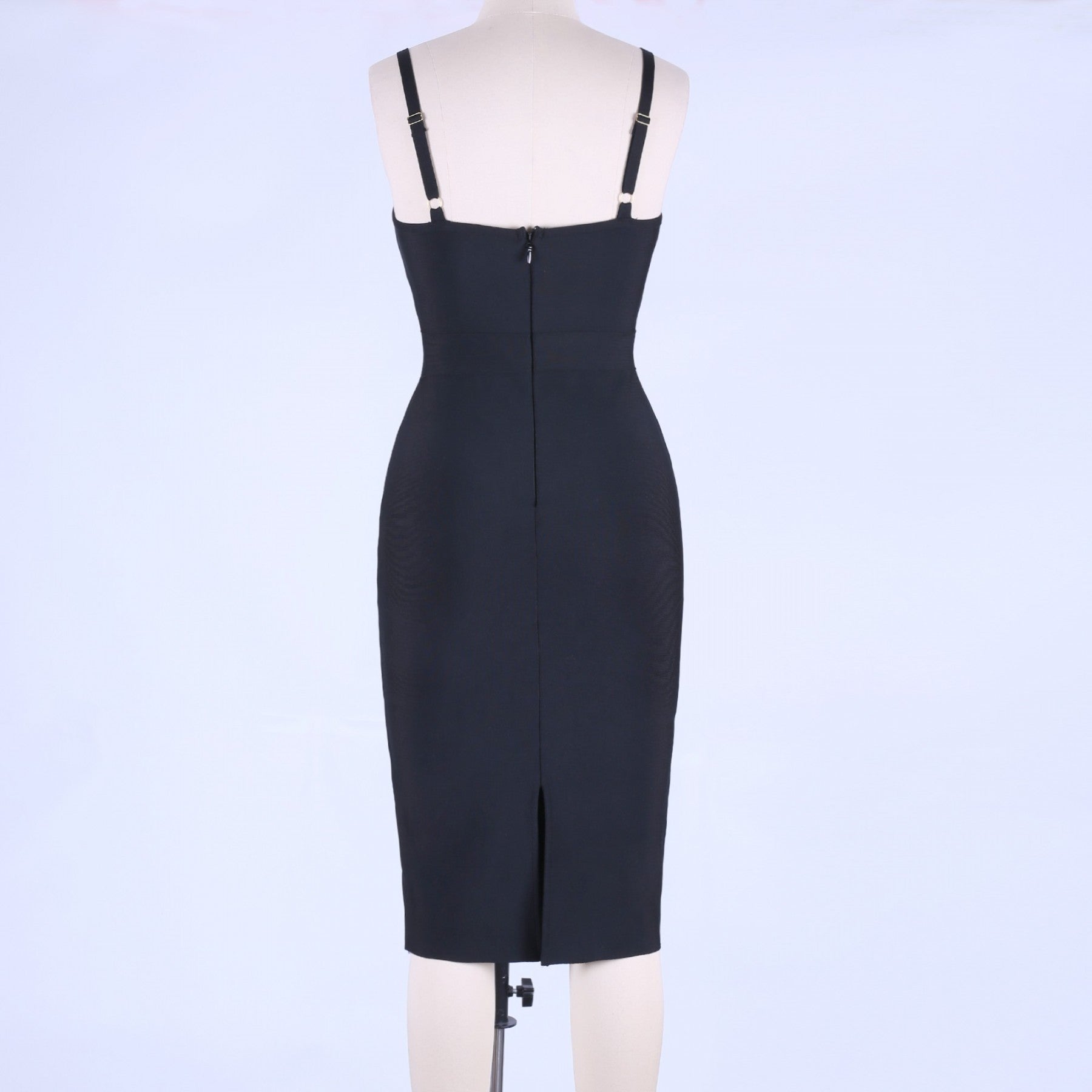 Strappy Sleeveless Midi Bandage Dress