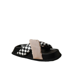 Casual Wear checkerboard sandals