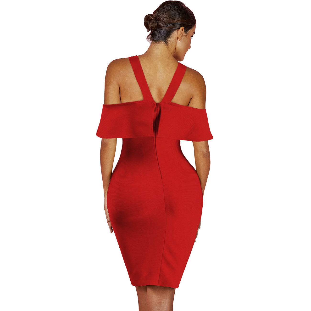 Sexy Backless Bandage Dress PPHQ218