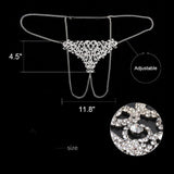Personality Diamond Flower Panties Women'S Luxury Sexy Body Chain panties XG2192(Suitable for all sizes)
