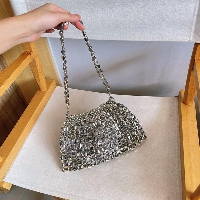 Retro Bling Glitter Hand-beaded Sequin Banquet Bag