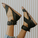 Flip-flops Flat Heel Buckle Strap Sandals