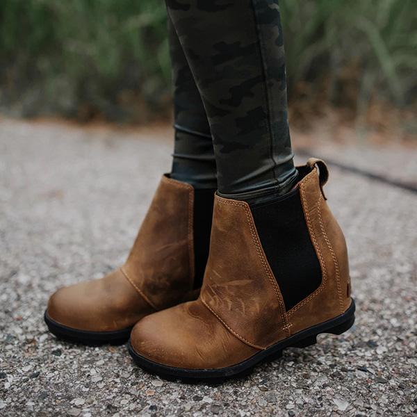 Chelsea Wedge Boots