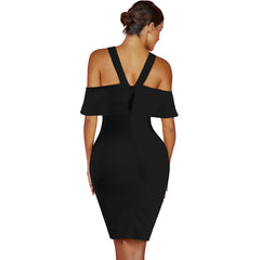 Sexy Backless Bandage Dress PPHQ218