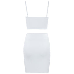 Strappy Sleeveless Zipper Mini Bandage Dress