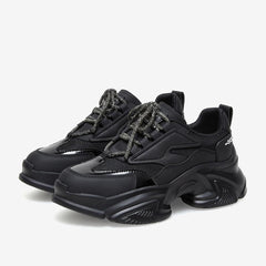 Black Casual Platform Sneakers