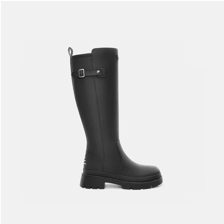 Botas de lluvia altas antideslizantes e impermeables de moda