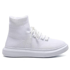 Front Lace-up Flying knit Casual Sneakers