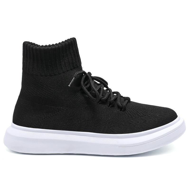 Front Lace-up Flying knit Casual Sneakers