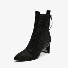 Forest Mesh Ankle Boots