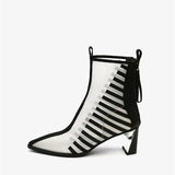 Forest Mesh Ankle Boots