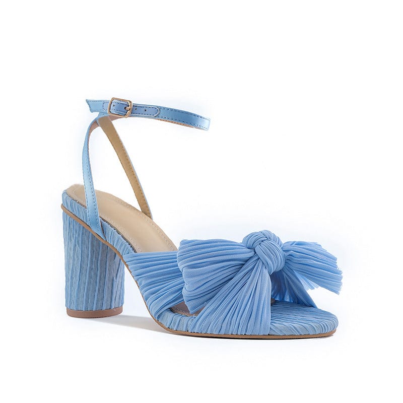 Bow Decor Heeled Sandals