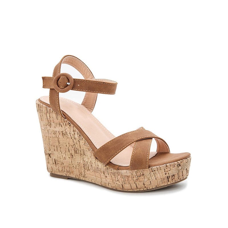 Ankle Strappy Wedge Sandals