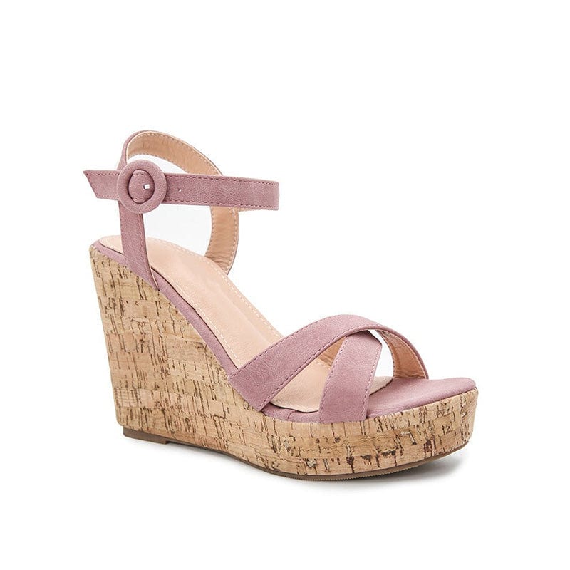 Ankle Strappy Wedge Sandals