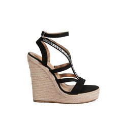 Ankle Strap Espadrille Wedge Sandals