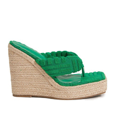 Espadrille Wedge Thong Sandals