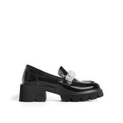 Casual Chunky Heel Loafers