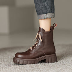 Botas con cordones Haley Brown para mujer