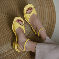 Cherish Handmade Open Toe Heeled Sandals