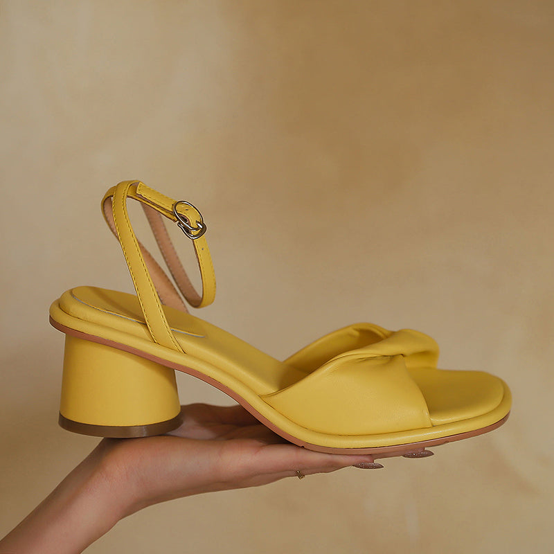 Cherish Handmade Open Toe Heeled Sandals